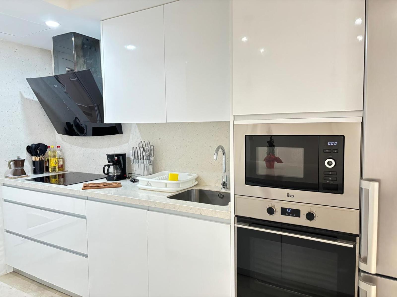 Apartamento Playa Almeria Bagian luar foto