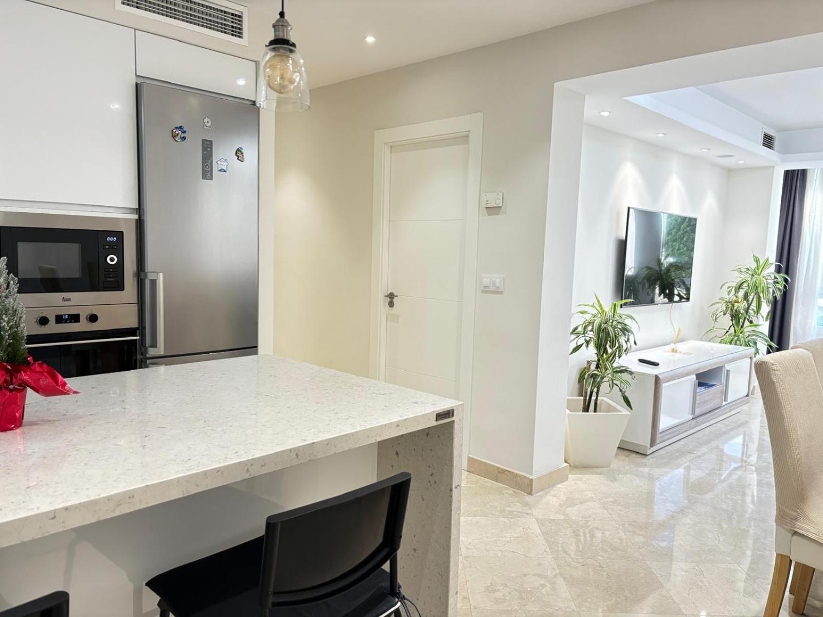 Apartamento Playa Almeria Bagian luar foto