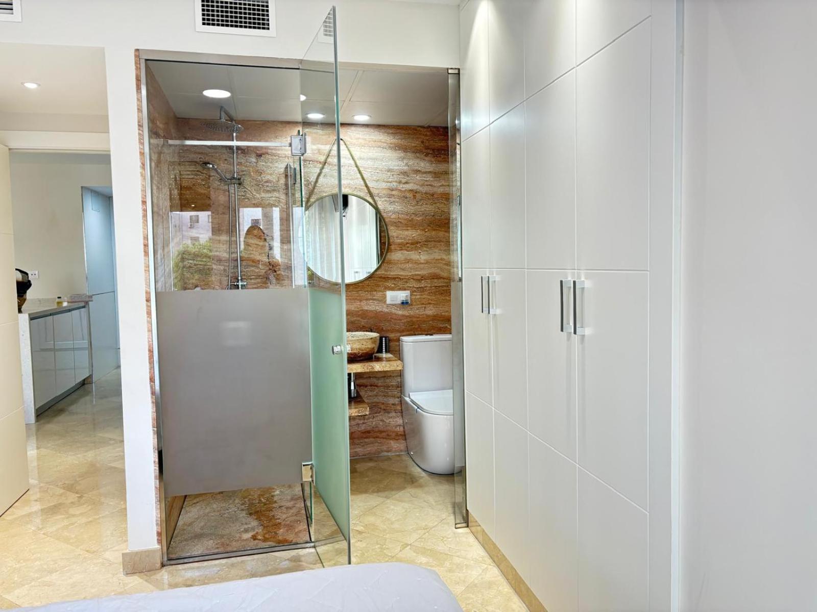 Apartamento Playa Almeria Bagian luar foto