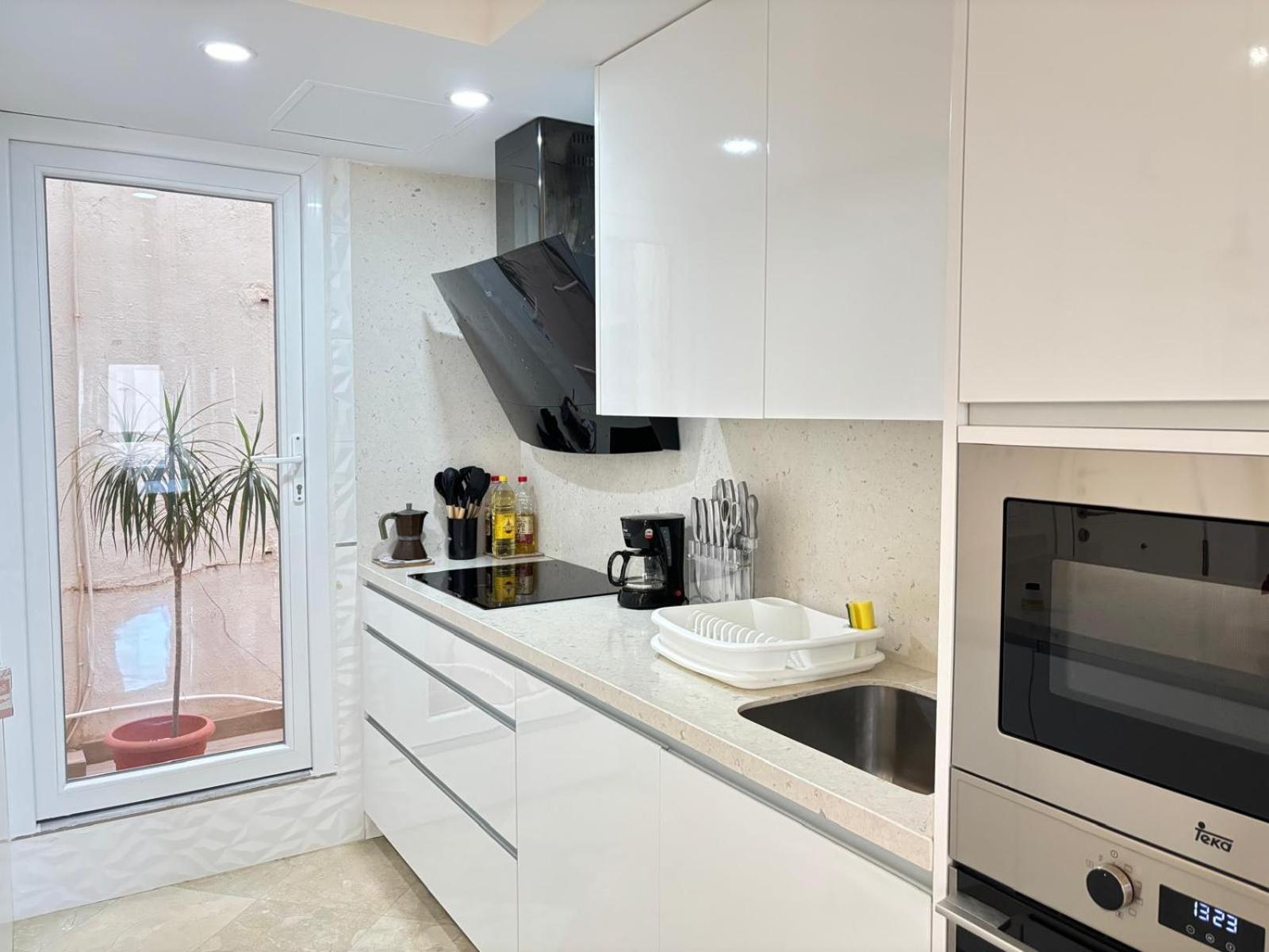 Apartamento Playa Almeria Bagian luar foto